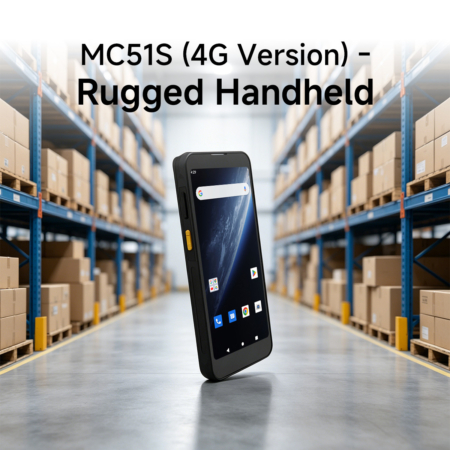 MC51S 4G rugged handheld PDA for warehouse, logistics and barcode scanning